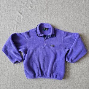 Vintage Patagonia Synchilla Fleece Pullover Kids Youth X-Large (14) Snap Sweater